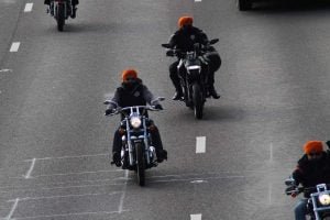 Sikh Motorcycle Club UK on M1 South Bound
