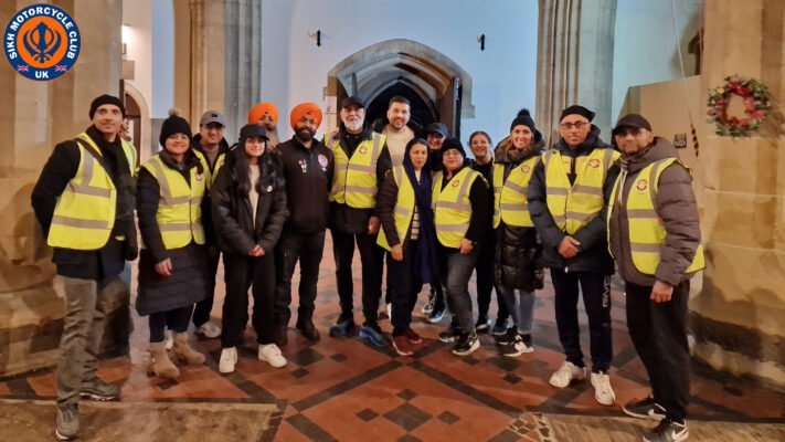 Sikh Motorcycle Club UK with Midland Langar Seva Society
